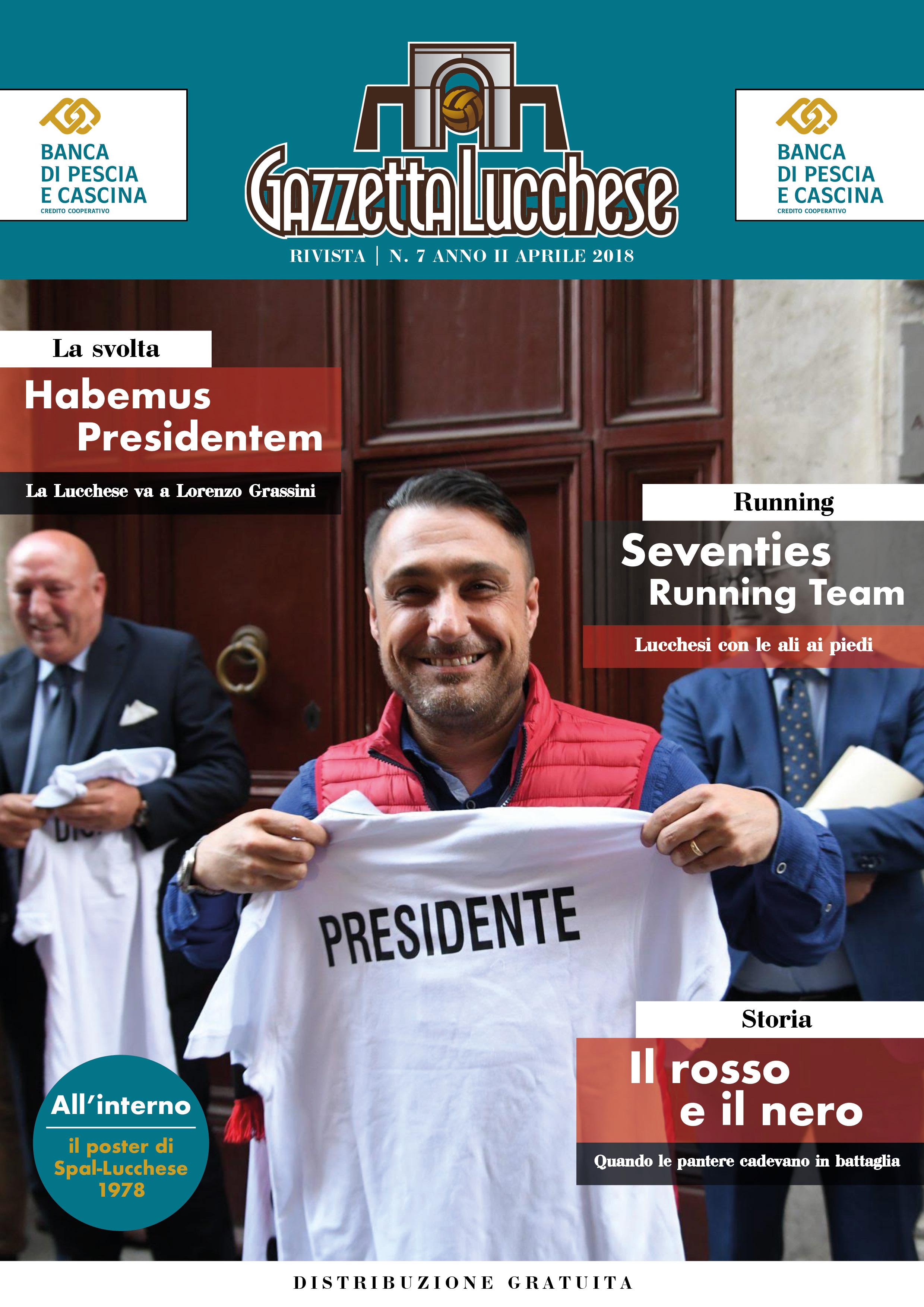 Gazzetta Lucchese, nel settimo numero il poster di Ferrara 1978